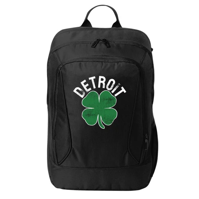 St Patrick's Day Shamrock Detroit Michigan Irish Gift City Backpack