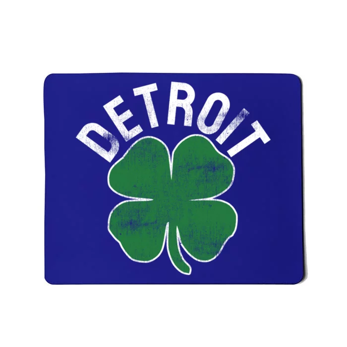 St Patrick's Day Shamrock Detroit Michigan Irish Gift Mousepad