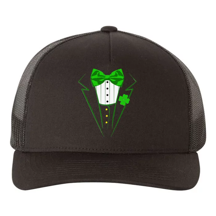 Saint Patrick's Day Suituxedo Costume Design Party Outfit Yupoong Adult 5-Panel Trucker Hat