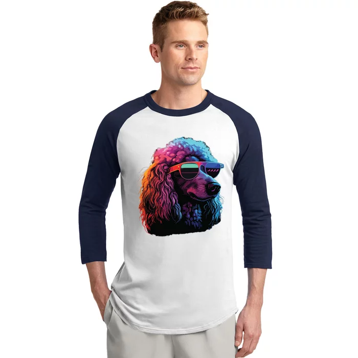 Standard Poodle Dogs Standard Poodles Baseball Sleeve Shirt