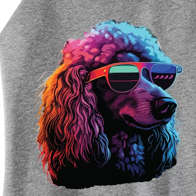 Standard Poodle Dogs Standard Poodles Women’s Perfect Tri Rocker Tank