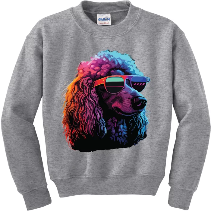 Standard Poodle Dogs Standard Poodles Kids Sweatshirt