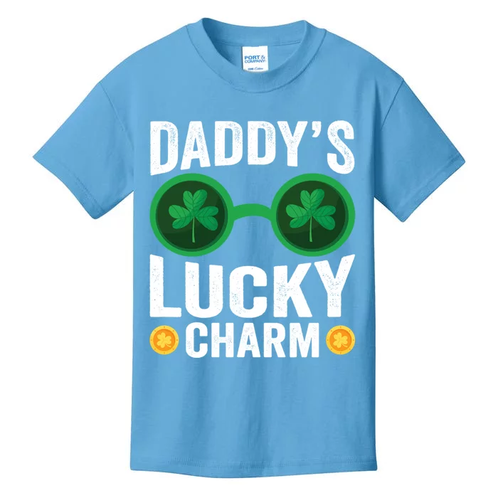 St Patricks Day Lucky Shenanigans Shamrock St Pattys Fishing Gift Kids T-Shirt