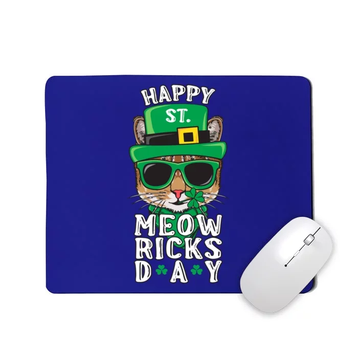 St Patricks Day Costume Leprechaun Cat Gift Mousepad