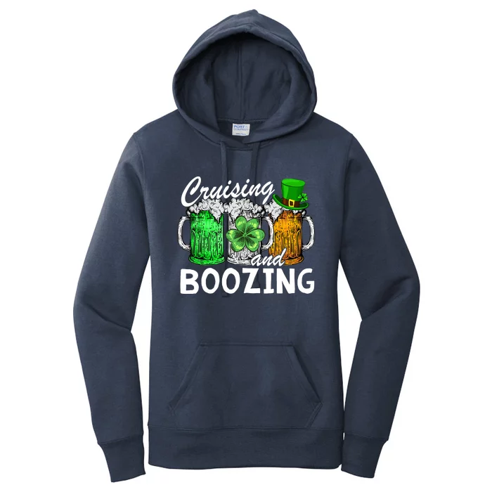 St Patricks Day Cruise Cruising and Boozing Drinking Women's Pullover Hoodie