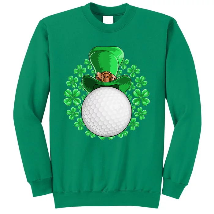 St Patricks Day Golfing Golf Clover Sweatshirt