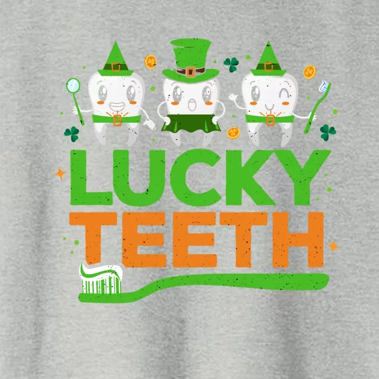 St Patrick Dentist Teeth Dental Rdh Saint Patricks Day Cool Gift Women's Crop Top Tee