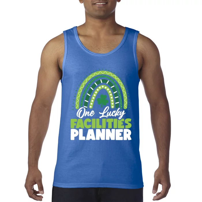 St Patricks Day One Lucky Facilities Planner Gift Tank Top