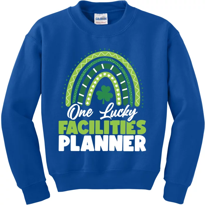 St Patricks Day One Lucky Facilities Planner Gift Kids Sweatshirt