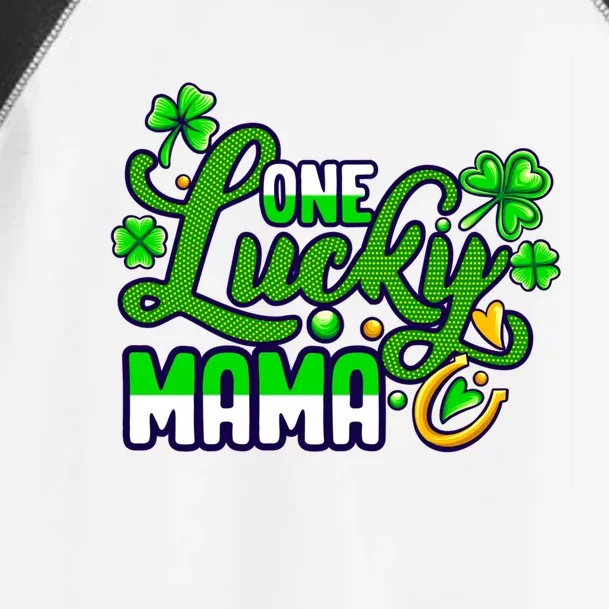 St Patrick's Day Green Shamrock Mother Mom Lucky Mama Cute Gift Toddler Fine Jersey T-Shirt