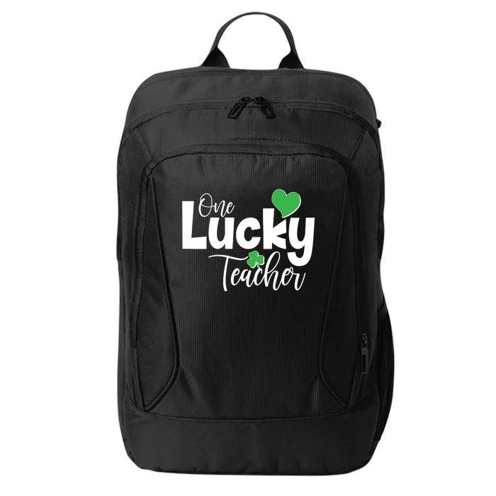 St Patricks Day One Lucky Teacher City Backpack