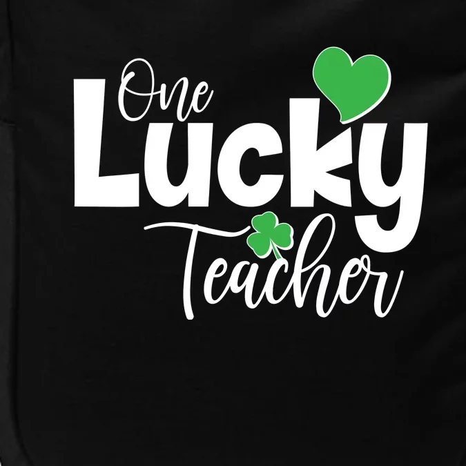 St Patricks Day One Lucky Teacher Impact Tech Backpack