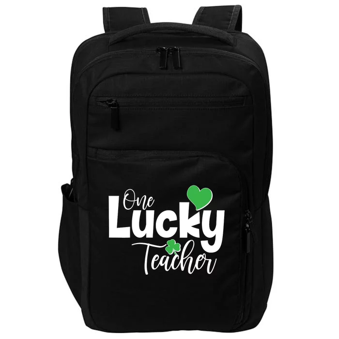 St Patricks Day One Lucky Teacher Impact Tech Backpack