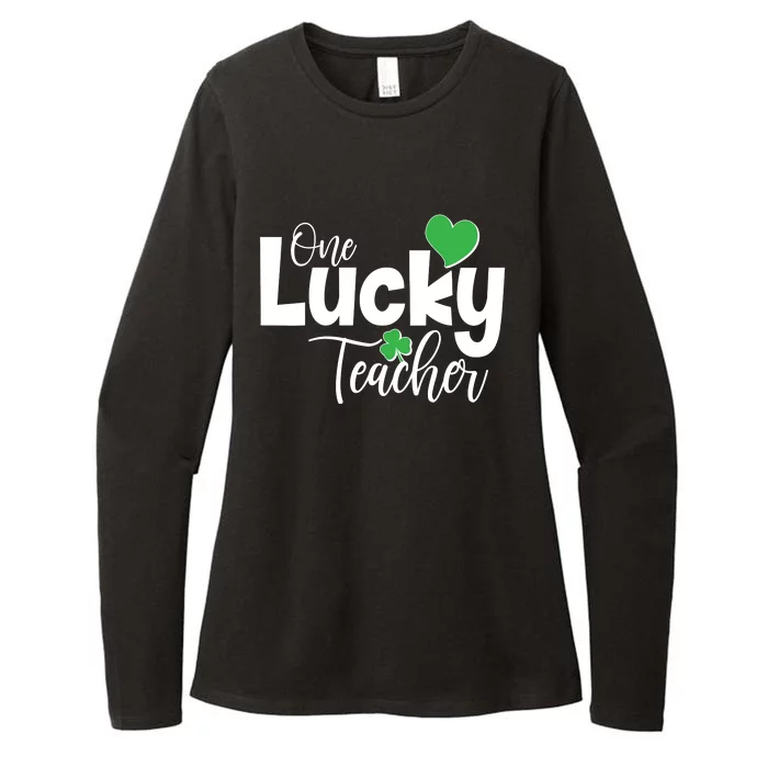 St Patricks Day One Lucky Teacher Womens CVC Long Sleeve Shirt