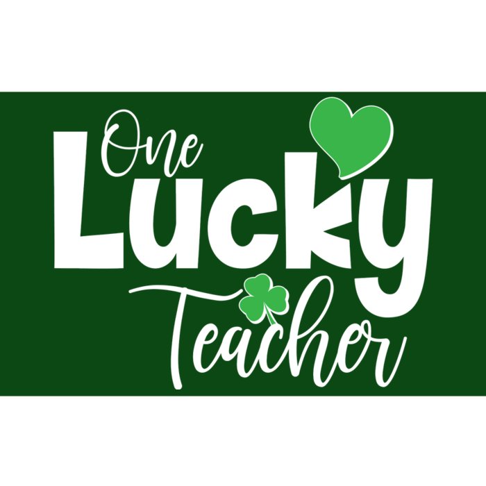 St Patricks Day One Lucky Teacher Bumper Sticker