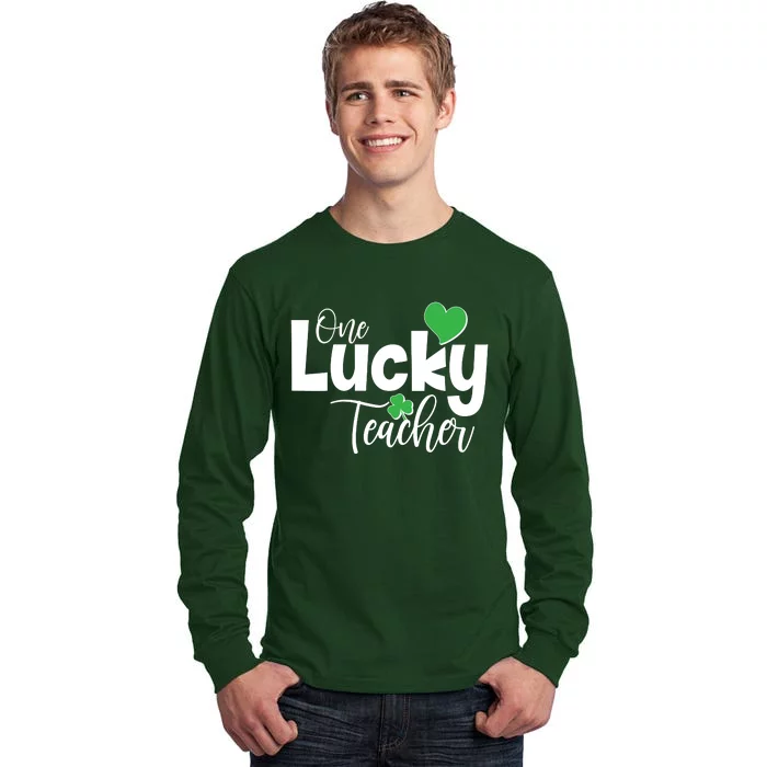 St Patricks Day One Lucky Teacher Tall Long Sleeve T-Shirt