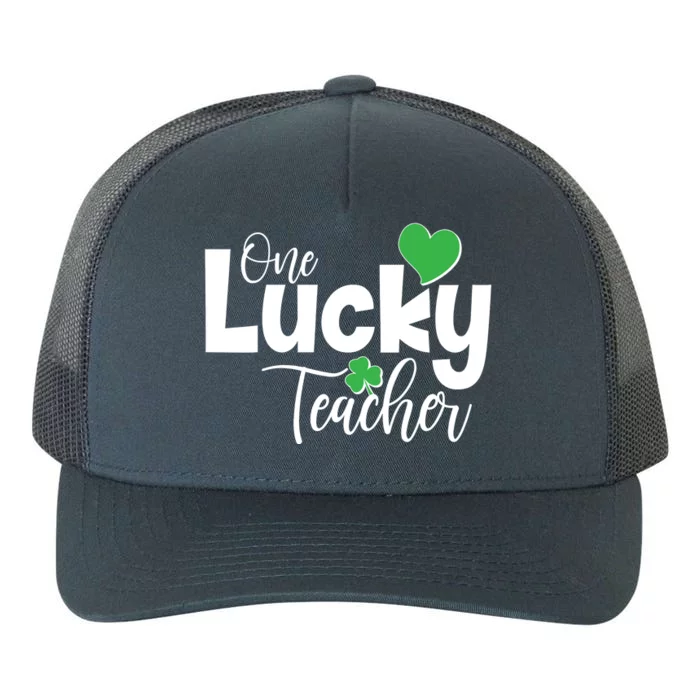 St Patricks Day One Lucky Teacher Yupoong Adult 5-Panel Trucker Hat