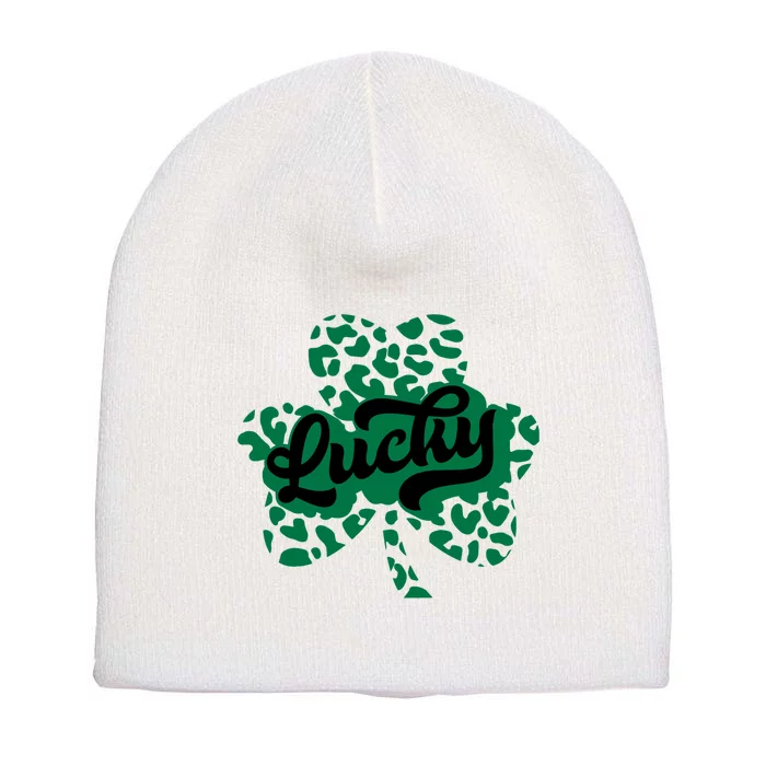 St Patricks Day Short Acrylic Beanie