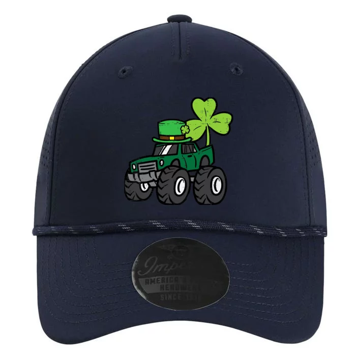 St Patrick Day Monster Truck Saint Pattys Irish Boy Performance The Dyno Cap