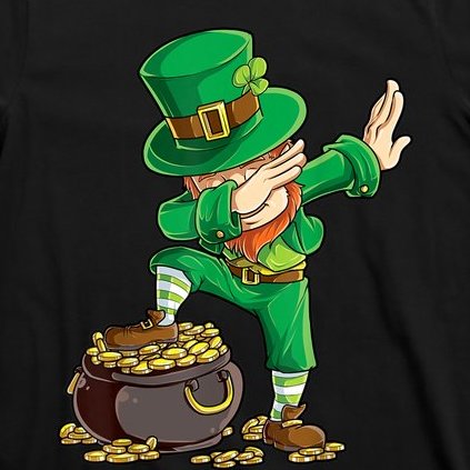 St Patricks Day Dabbing Leprechaun Boys Kids Men Dab Youth TShirt T-Shirt