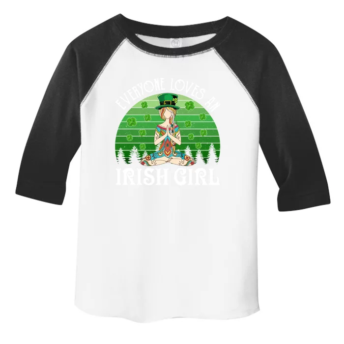 St Patricks Day Everyone Loves An Irish Yoga Gift Toddler Fine Jersey T-Shirt