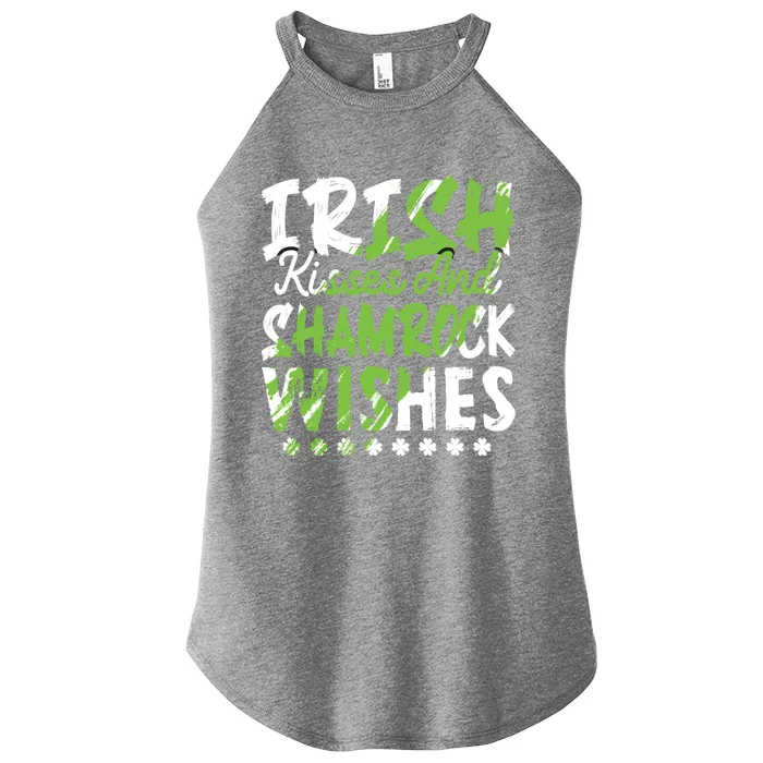 St Patricks Day Wishes Cute Gift Women’s Perfect Tri Rocker Tank