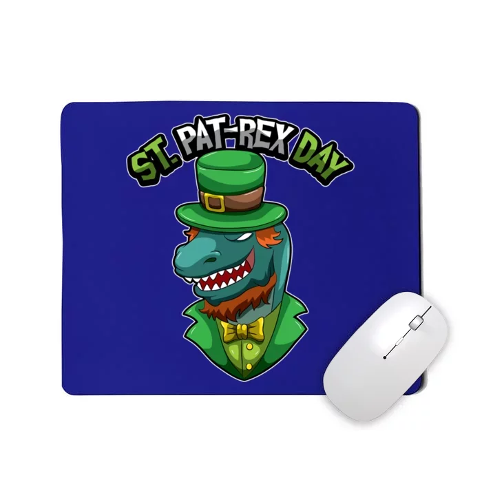 ST Patrex Day Funny Dinosaur Patrick Gift Mousepad