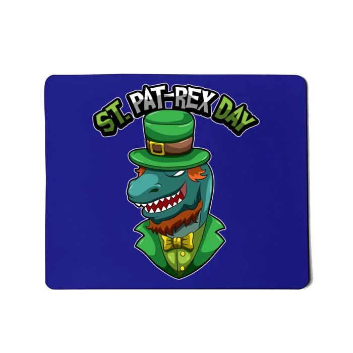 ST Patrex Day Funny Dinosaur Patrick Gift Mousepad