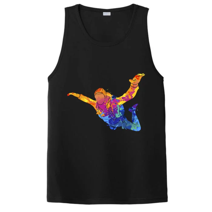 Skydiving Parachutust Extreme Sport Performance Tank