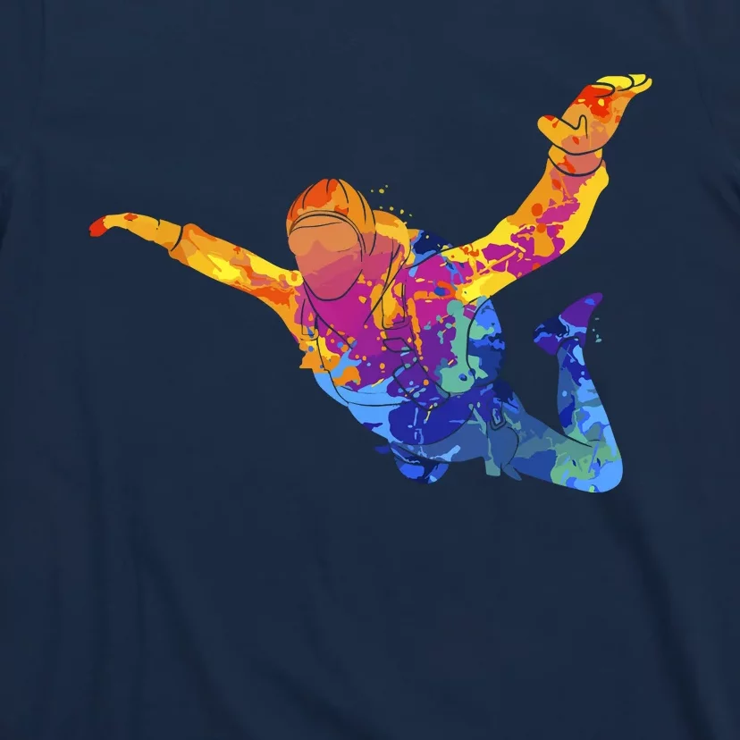 Skydiving Parachutust Extreme Sport T-Shirt