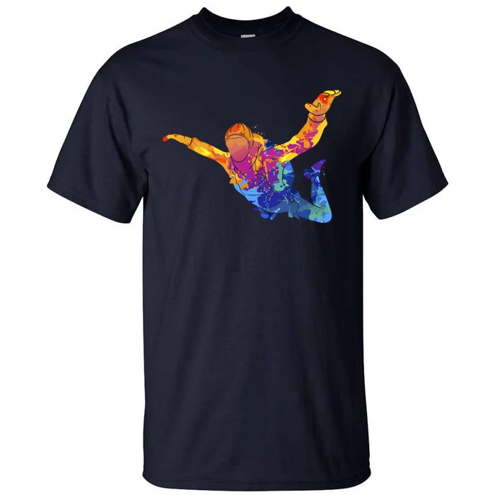 Skydiving Parachutust Extreme Sport Tall T-Shirt