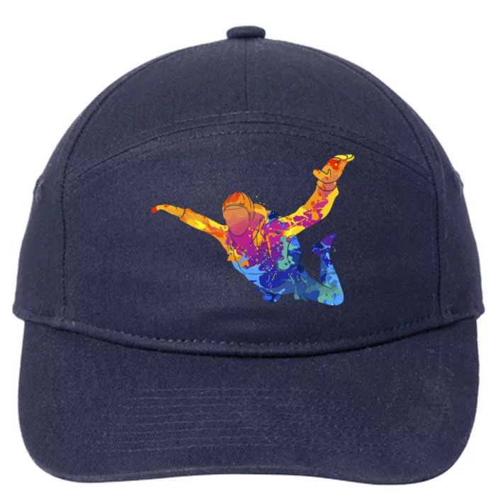 Skydiving Parachutust Extreme Sport 7-Panel Snapback Hat