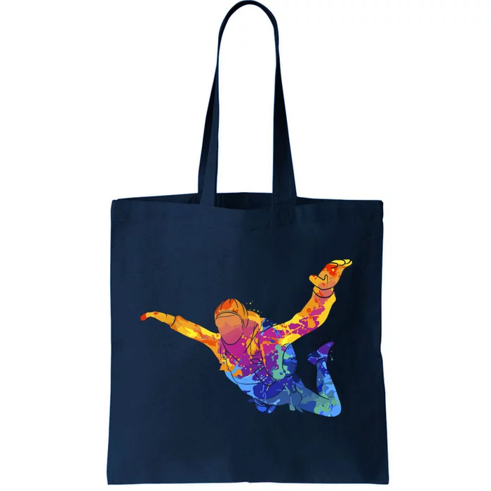 Skydiving Parachutust Extreme Sport Tote Bag