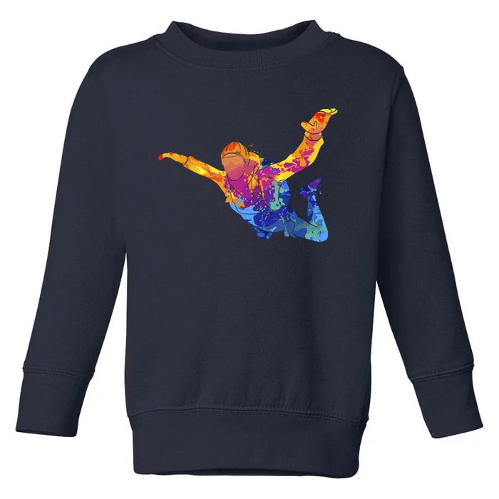 Skydiving Parachutust Extreme Sport Toddler Sweatshirt