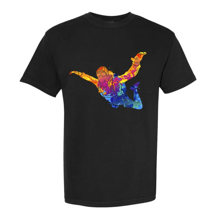 Skydiving Parachutust Extreme Sport Garment-Dyed Heavyweight T-Shirt