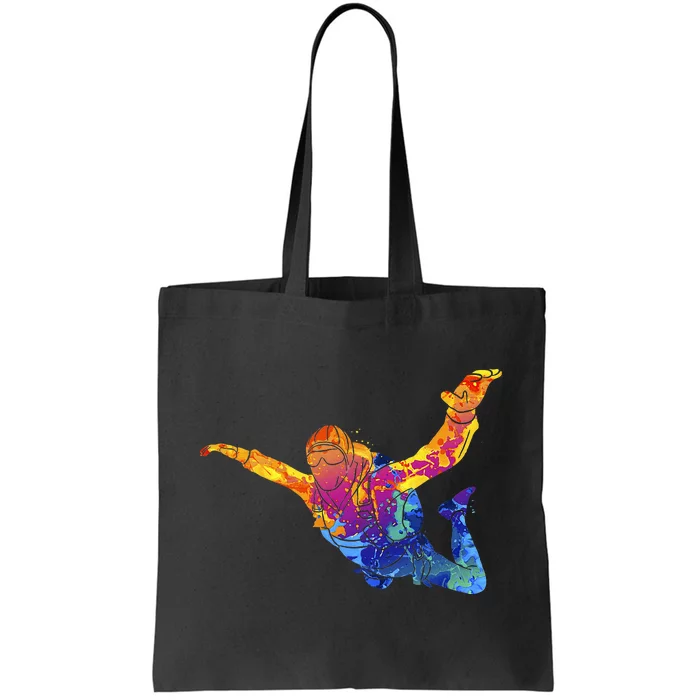 Skydiving Parachutust Extreme Sport Tote Bag