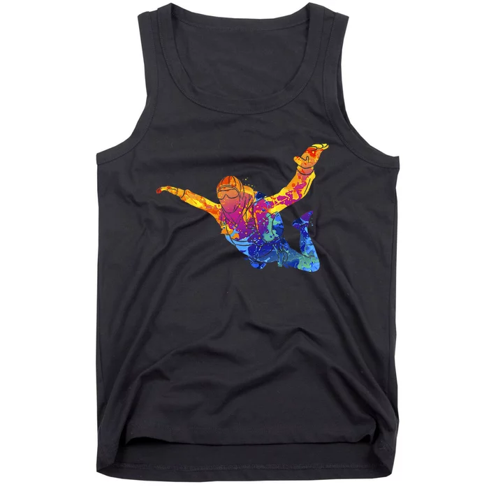 Skydiving Parachutust Extreme Sport Tank Top