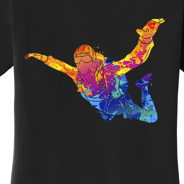 Skydiving Parachutust Extreme Sport Women's T-Shirt