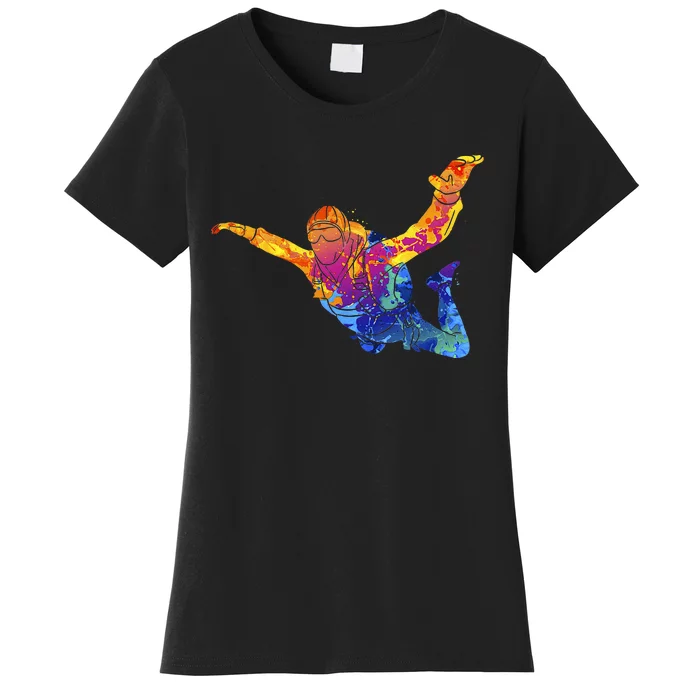 Skydiving Parachutust Extreme Sport Women's T-Shirt