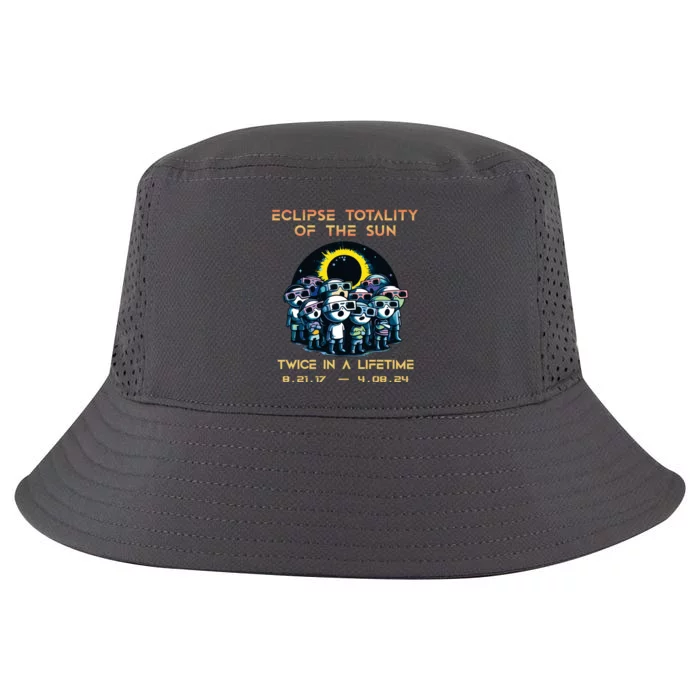 Stick People Eclipse Totality Of The Sun Twice In A Lifetime Cool Comfort Performance Bucket Hat