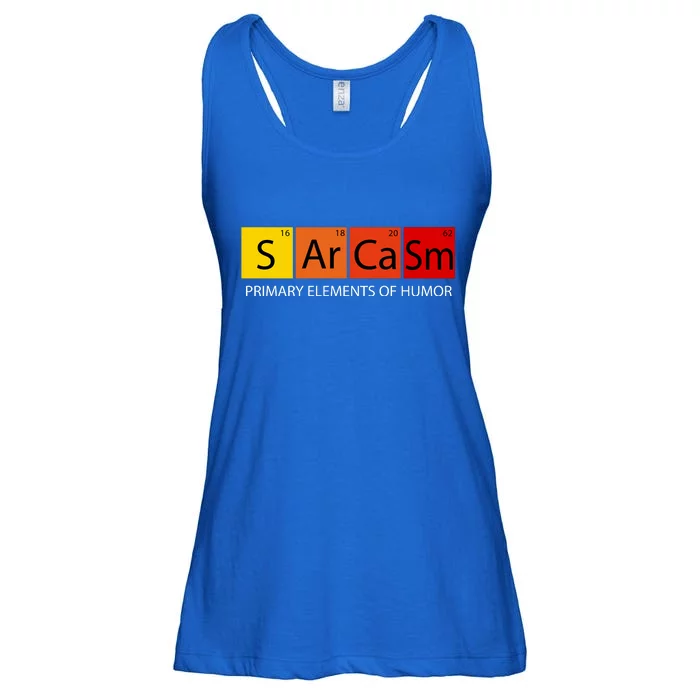 Sarcasm Primary Elements Of Humor Ladies Essential Flowy Tank