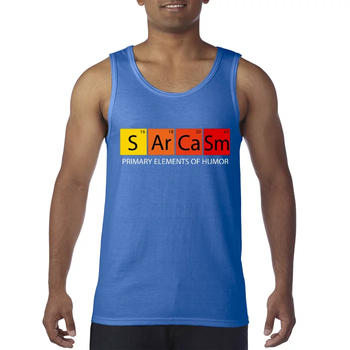 Sarcasm Primary Elements Of Humor Tank Top