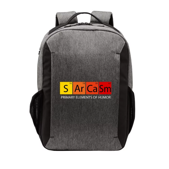 Sarcasm Primary Elements Of Humor Vector Backpack