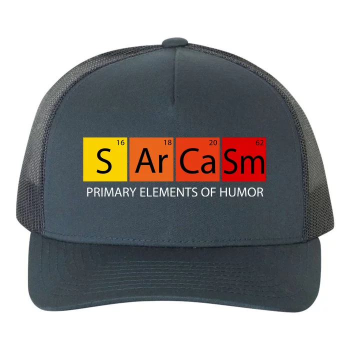 Sarcasm Primary Elements Of Humor Yupoong Adult 5-Panel Trucker Hat