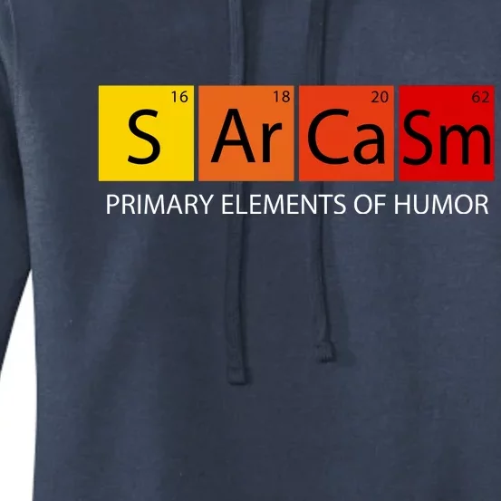 Sarcasm Primary Elements Of Humor Women's Pullover Hoodie