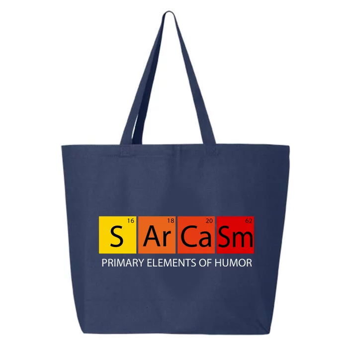 Sarcasm Primary Elements Of Humor 25L Jumbo Tote