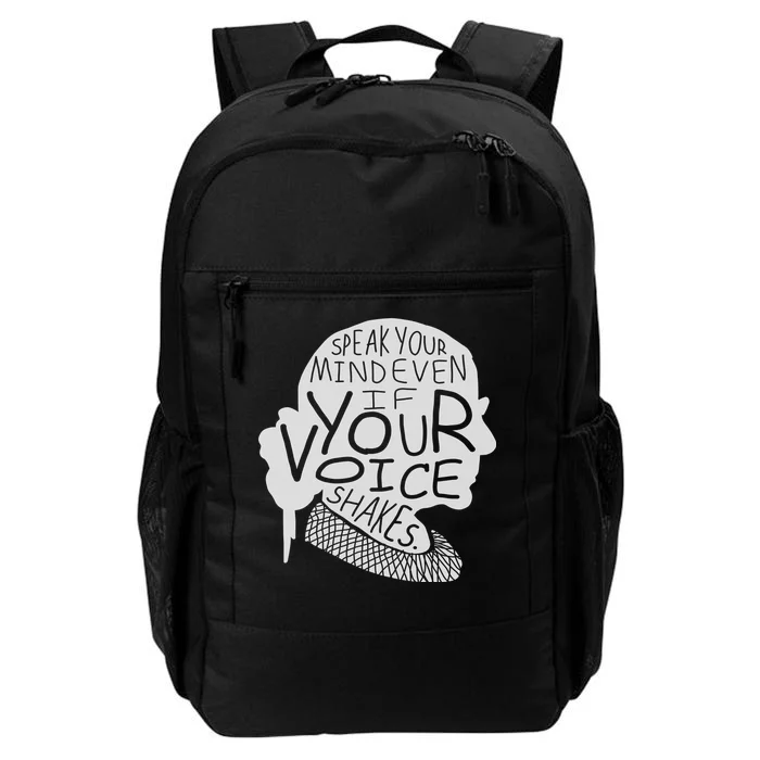 Speak Your Mind Even If Your Voice Shakes Daily Commute Backpack