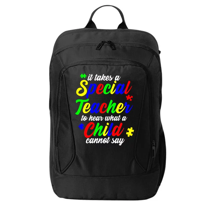 Special Autism Teacher City Backpack