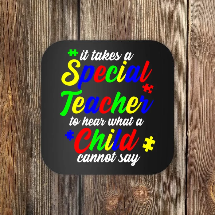 Special Autism Teacher Coaster