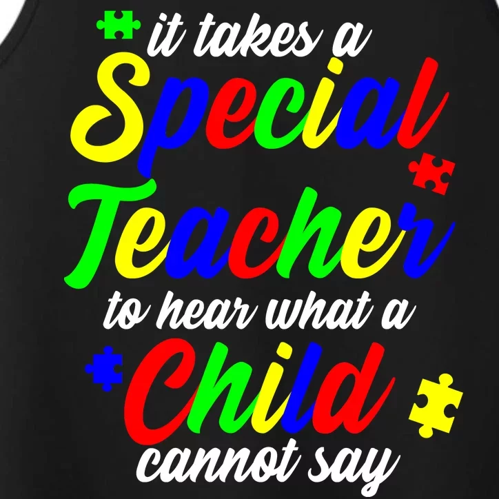 Special Autism Teacher Performance Tank